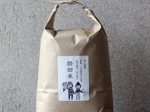幻のお米！『自然栽培米ササシグレ白米』掛田米（3kg）
