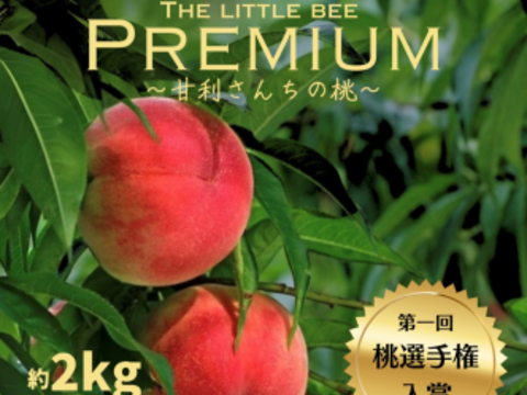 【産直1万件超】土からこだわる“樹上完熟”プレミアム桃！テレビ東京「ひるめし旅」出演で話題！７月～順次発送予定《5~7玉　約2kg》