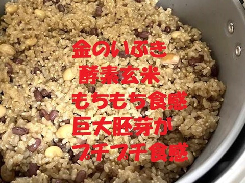 【５％OFF！】【令和６年産】自然栽培「金のいぶき」玄米　５ｋｇ　＋　高オレイン酸大豆１ｋｇ