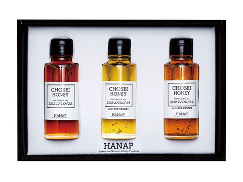 【敬老の日ギフト】千葉県産はちみつ食べ比べセット(145g×3種)