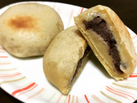 かんころ餅とあん入りかんころ餅のセット