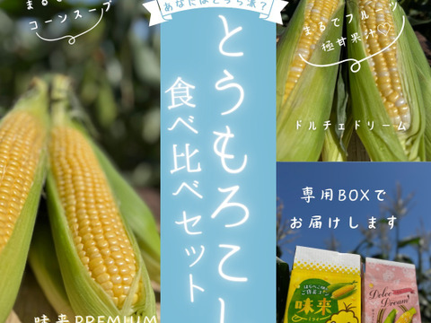 【6月下旬発送】あなたはどっち派⁉️プレミアム味来vsドルチェドリーム楽しい食べ比べセット 6本入