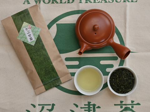 【新茶：かぶせ茶】沼津市産の茶葉を100％使用　オリジナルの味と香りをお楽しみください♪