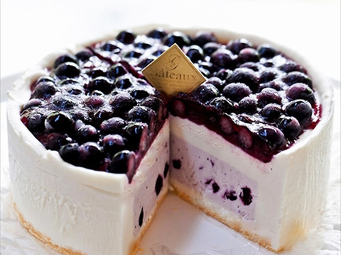 【冷凍便】濃厚ブルーベリーチーズケーキ『ナパージュ』