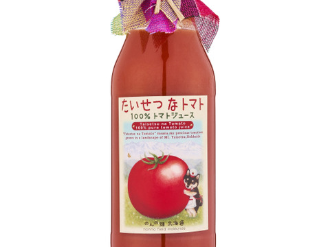 甘〜いトマトジュース（たいせつなトマト）500ml 12本セット【無塩・ストレート・無添加】