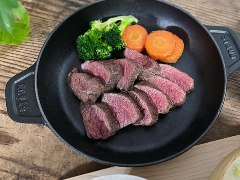 【内もも肉2枚】100%北海道産熟成エゾ鹿肉