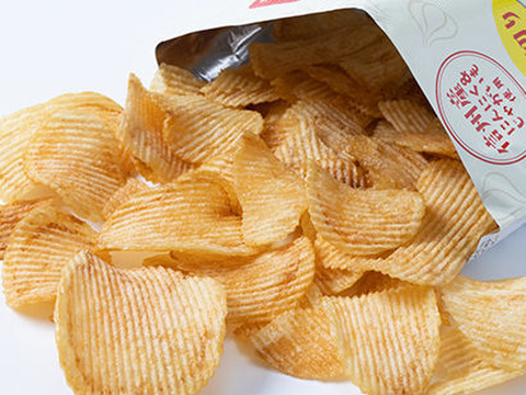 【60g×6袋入】厚切り！ポテトチップス（うす塩ガーリック味）