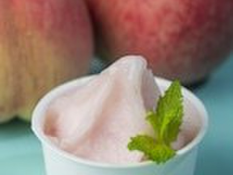 【桃ジェラート】つむぎのももがたり（白桃MIX×6個）