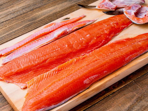 【予約販売】匠の活〆！秋サケ　オス4㎏