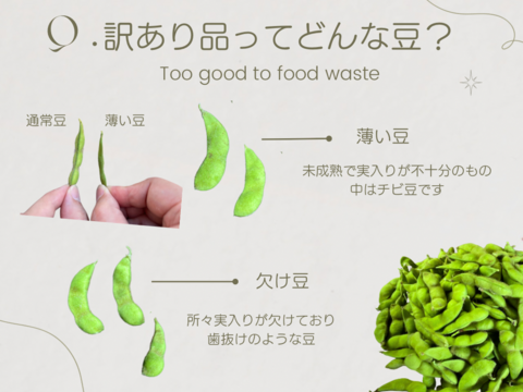 ★訳あり規格外品‼️白山だだちゃ豆2kg