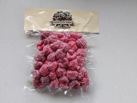 樹上完熟冷凍ラズベリー真空パック100g×６ｐ