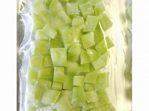 【冷凍】ブロッコリーの茎　カット済 １００ｇ×３パック　高知県産　ご家庭用　ペット用にも