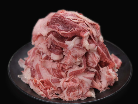 物価高騰応援価格‼︎宮崎県産自然放牧黒毛和牛 牛カルビ切り落とし(500g×4パック)