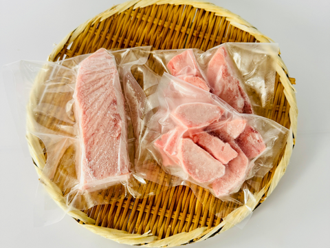 【夏ギフト】大トロ×端材🐟✨みやび鮪の「トロはじセット3P」美味しさ無限大🚀