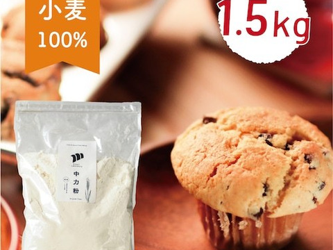 令和6年度産　徳島県産中力粉1.5㎏×2袋