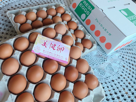 ギフトにおすすめ!鶏卵50個(化粧箱入)