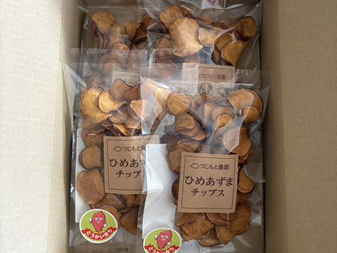 つじもと農園 ひめあずまチップス 76g×4袋