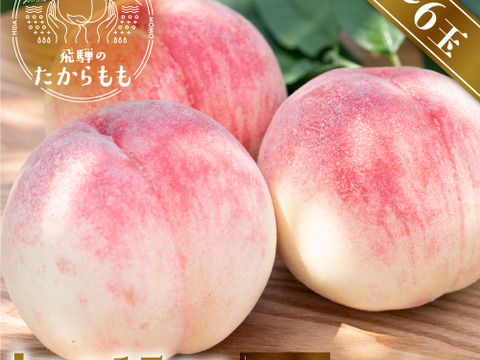 【2026年予約】飛騨のたからもも糖度15度以上1.5kg（4-6玉）👑金賞受賞👑全国桃グランプリ2024
