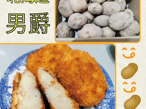 【北海道産じゃがいも】ホクホクで美味しさバツグンの「男爵」　Ｓ～ＳＳ混み(Ｂ品)　４キロ