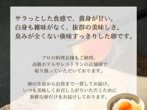 黄身が甘い！富士山麓の放し飼い卵『福が、きた』【10個入×2PC】