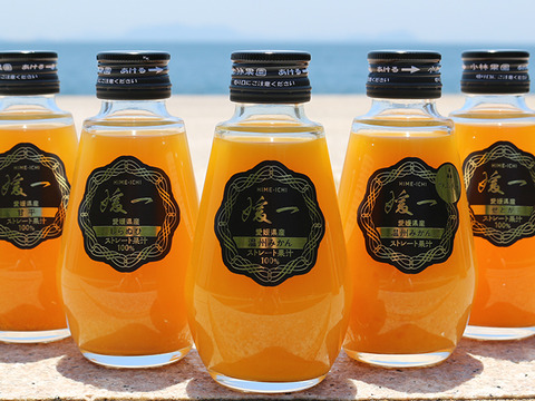 【訳あり】１００％ストレートジュース「媛一ジュース」160ml×８本