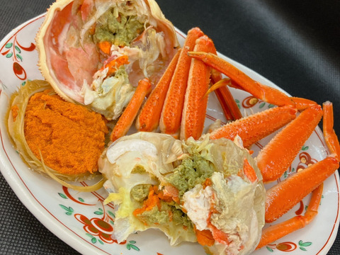 【外子内子ミソmix】茹でセイコガニ1杯約150g×4杯