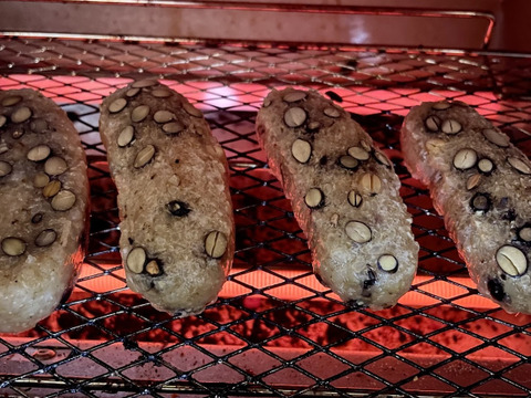 《2/19(木)発送》玄米豆餅【天日干し・無肥料・栽培期間中農薬不使用のお米】