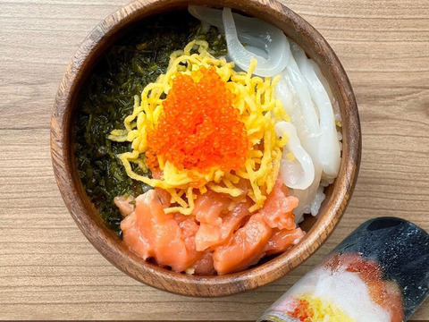 美味しい×わくわく 海鮮丼！ 缶べぇ 4本セット：福岡県産の加工