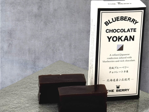 濃厚チョコ×ブルーベリー羊羹（ようかん）｜3個入り