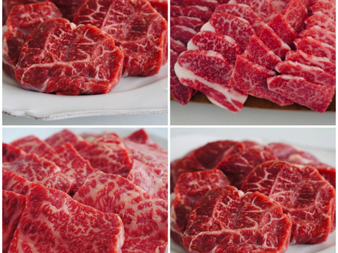 【大切な人へのお肉ギフト①】煮込み用肉（400g）＆食べ比べ希少部位焼肉（3-4人前）
