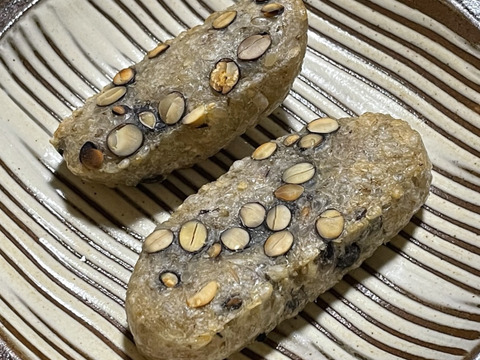 《2/19(木)発送》玄米豆餅【天日干し・無肥料・栽培期間中農薬不使用のお米】