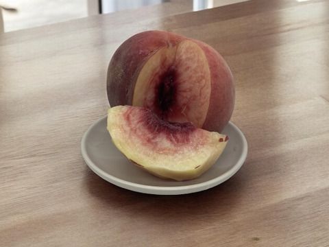 【贈答用】桃農家でも知る者の少ない希少品種「美桃紅」3㎏（8～11玉）