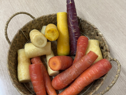 ’'ノウフク’’  食卓を彩る！カラフル人参(訳あり）　1kg　
東京エコ100認証取得