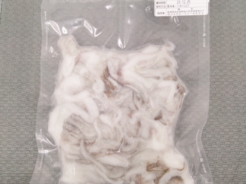 『イカの王様』長崎県産アオリイカ
下処理済み　身　ゲソ　軟骨　冷凍パック