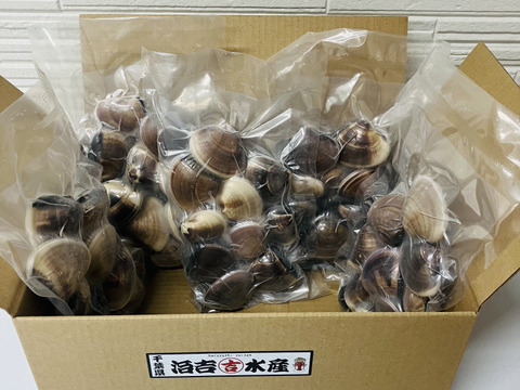 訳あり 液体冷凍はまぐり （割れあり）1個60-90g 約500g×2パック