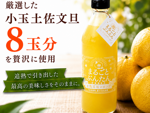 モンドセレクション金賞受賞 土佐文旦8玉分使用 土佐文旦シロップ 360ml