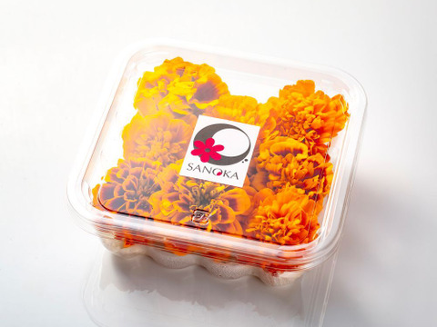 美食の演出！エディブルフラワー『SANOKA』マリーゴールド MIX8輪入り 食用花 ケーキ スイーツ 肉料理　魚料理デコレーションにも！