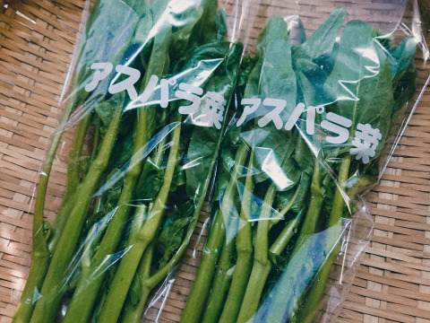 甘さ！歯ごたえ！みんな大好きアスパラ菜（200ｇ×2)