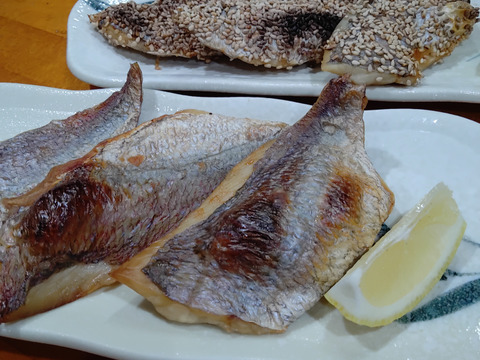 小泊産！【冷凍】チダイ生干し250g×3袋 (骨抜き)
焼くだけ！