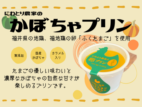 【希少な福地鶏使用】かぼちゃプリン満喫セット（６個）