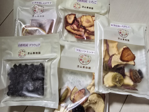 【食べ比べ】酵素・ビタミン補給☆無添加ノンオイル★ドライフルーツお試し６個セット常温乾燥だから乾燥しているけど成分は生!