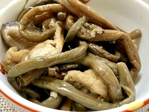 国産天然なめこ+天然ぜんまい水煮 各1袋  山形産