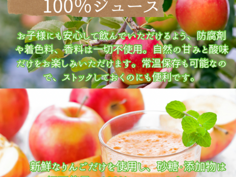 100% りんごジュース お歳暮 ギフト 無添加 保存料なし 着色料不使用 秋田りんご 美味しい ジュース 母の日 ギフト リンゴジュース サンふじ 使用 雪中りんご ジュース