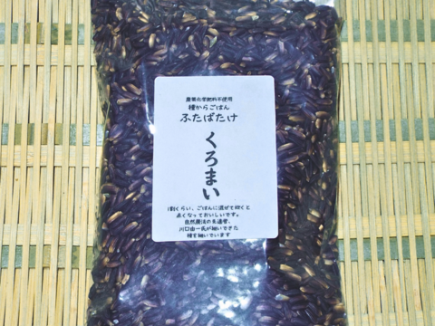 農薬、化学肥料不使用！ 古代からの香り米  黒米 500g