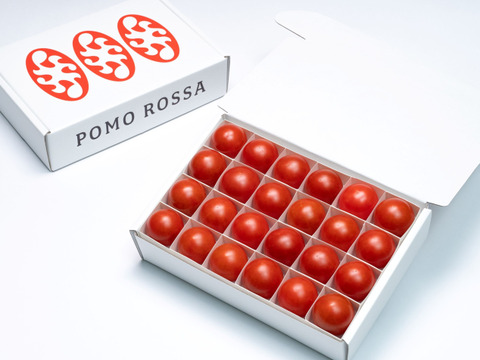 【母の日限定】濃厚フルーツトマト「ポモ・ロッサ」（24粒入り 母の日パッケージ）