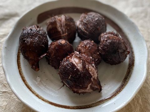 皮ごと茹でて✨美味しい ✨小ぶりな里芋1kg(セレベス:赤目芋)｜農家直送✅｜家庭用🎁❗️