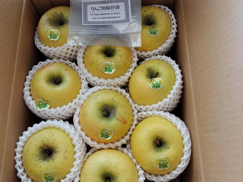 酸味がおいしい！【シナノゴールド家庭用３キロ】🍏おうちりんご🍏ジューシー青森特産黄色いりんご🍏