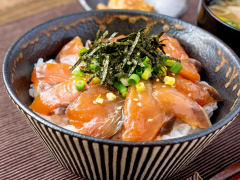 【セット商品】醤油漬け4種セット（ホッケ、ブリ、ヒラメ、サバ）／各1パック（3D冷凍）