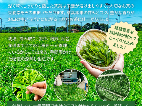 【合わせ買い・宅配便】◇3袋セット◇限定特蒸  深蒸し一番茶 静岡 牧之原 茶葉 100g
