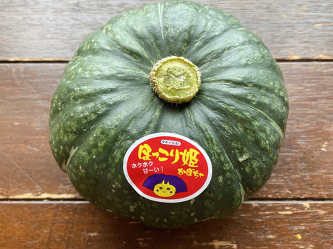 ミニ栗かぼちゃ1.5kg 2-3個 農薬・化学肥料不使用 ほっこり姫